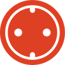 Socket icon orange
